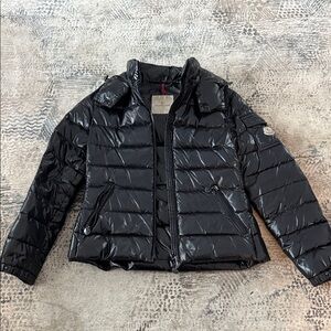 Moncler Womens Black Puffer Coat